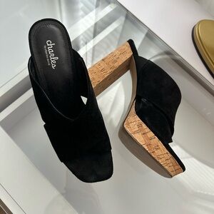 Suede platform heels from Charles David